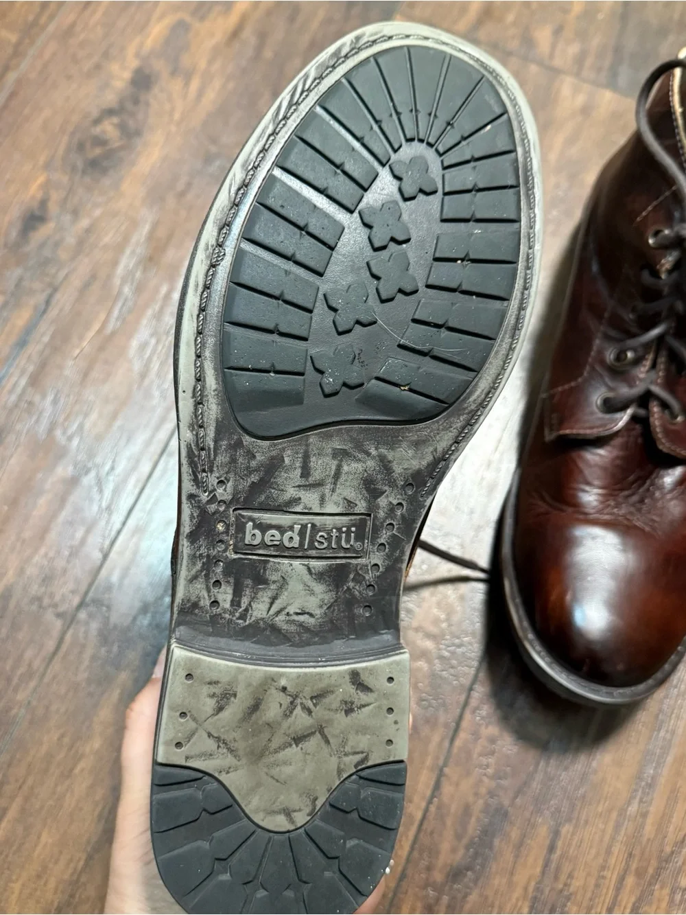 BedStu Hoover Brown Leather Chukka Boots size 10